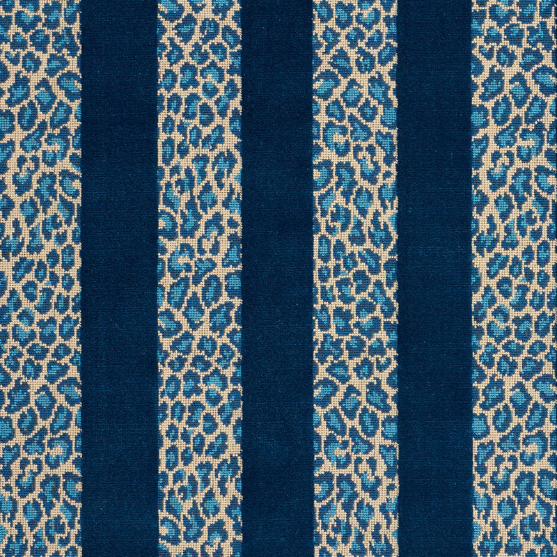 Schumacher | Guepard Stripe Velvet fabric - 77140