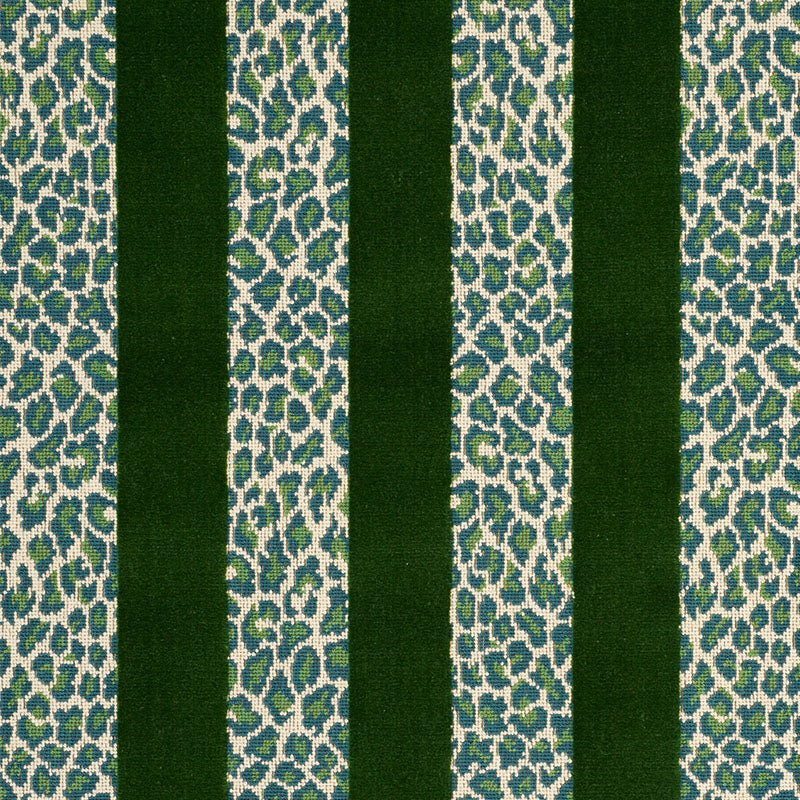 Schumacher | Guepard Stripe Velvet fabric - 77141