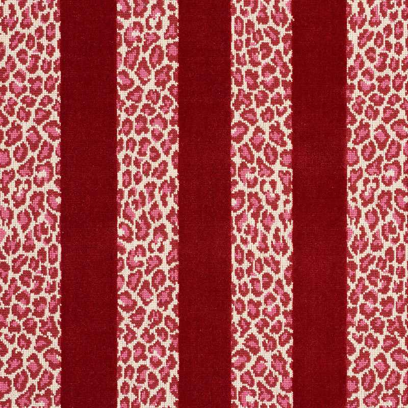 Schumacher | Guepard Stripe Velvet fabric - 77143