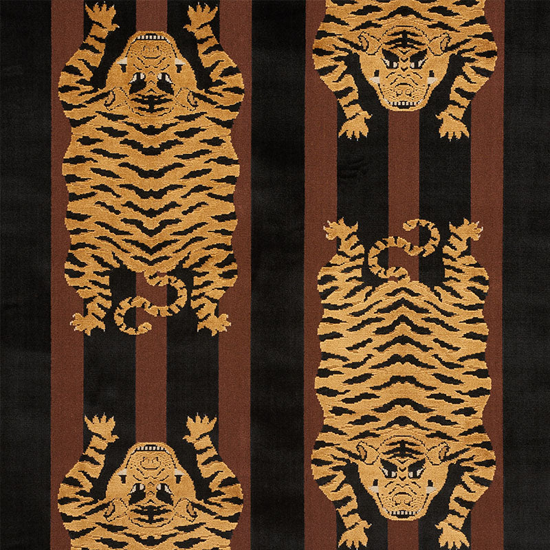 Schumacher | Jokhang Tiger Velvet fabric - 77232