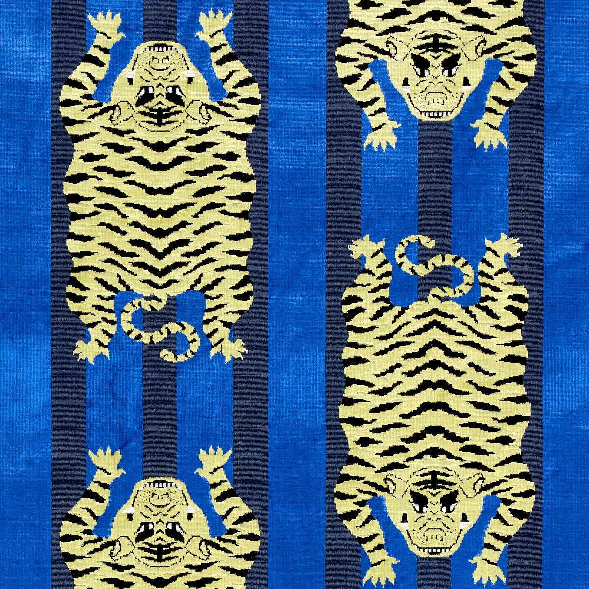 Schumacher | Jokhang Tiger Velvet fabric - 77234