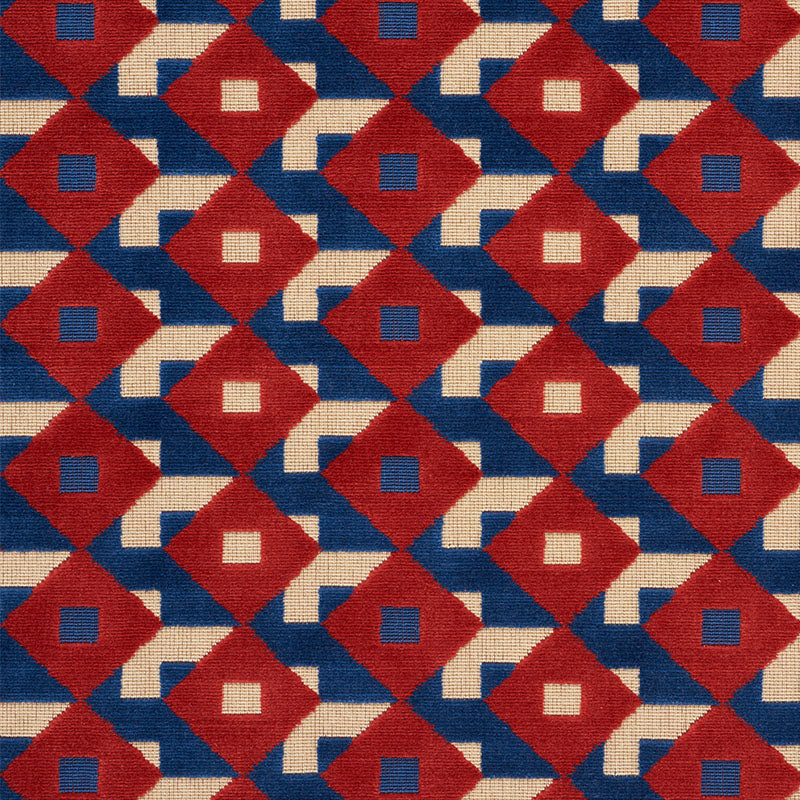 Schumacher | Dazzle Ship Velvet fabric - 77241