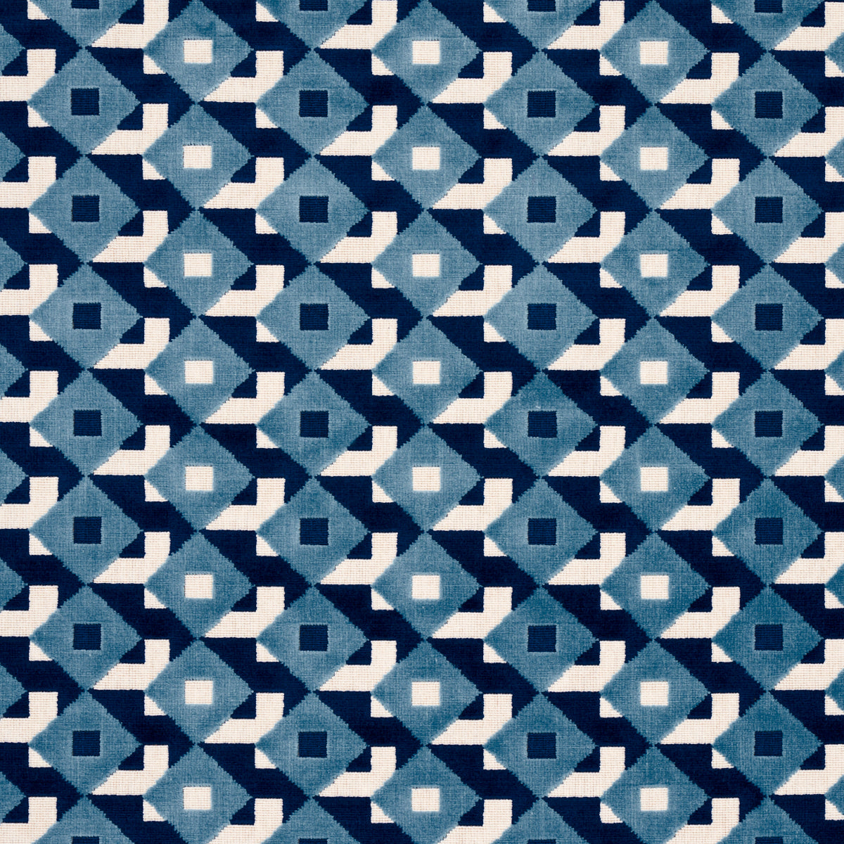 Schumacher | Dazzle Ship Velvet fabric - 77243