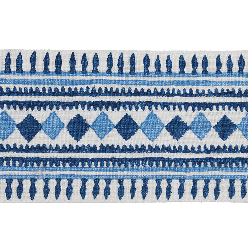 Schumacher | Toula Hand Blocked Linen Tape fabric - 77330