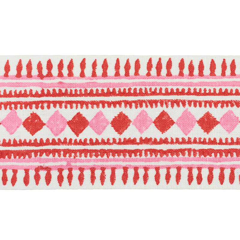 Schumacher | Toula Hand Blocked Linen Tape fabric - 77331