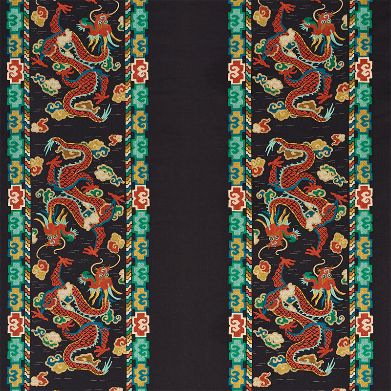 Schumacher | Lotan Dragon Embroidery fabric - 78090