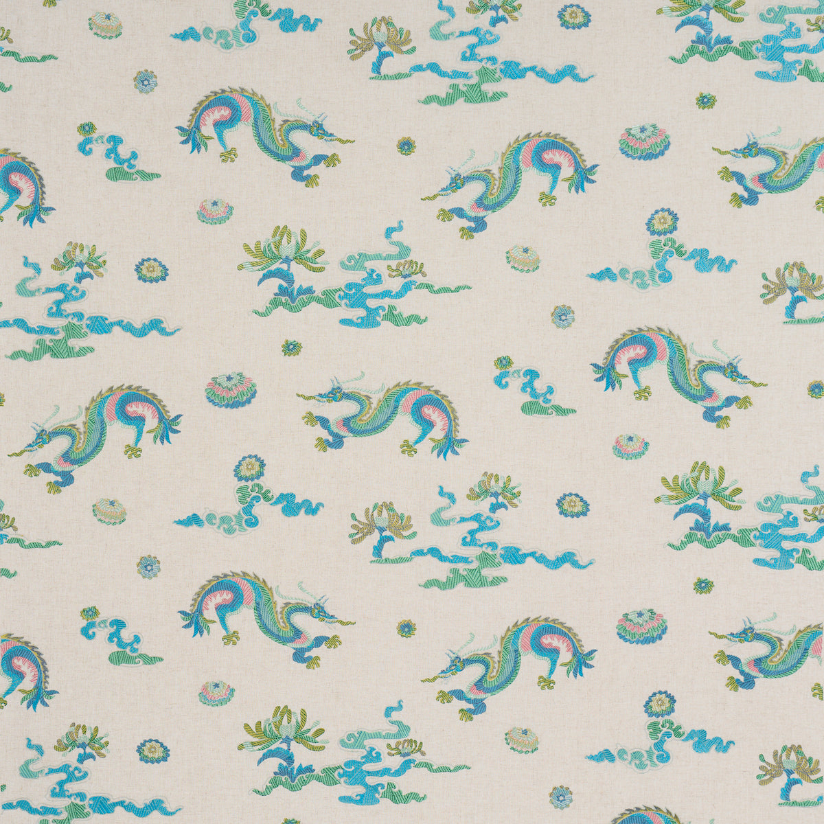 Schumacher | Hanlun Dragon Embroidery fabric - 78110