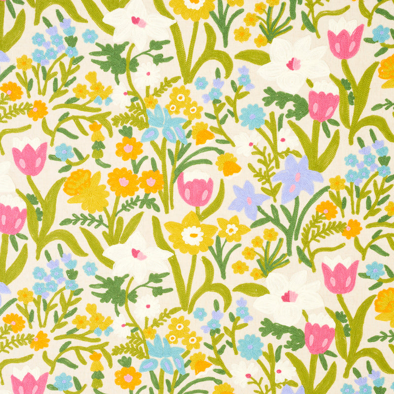Schumacher | Crewel Garden fabric - 78291