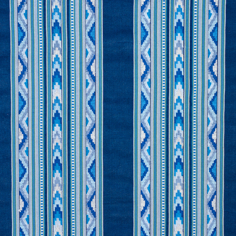 Schumacher | Zarzuela Stripe Embroidery fabric - 78390
