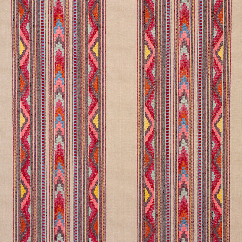 Schumacher | Zarzuela Stripe Embroidery fabric - 78392
