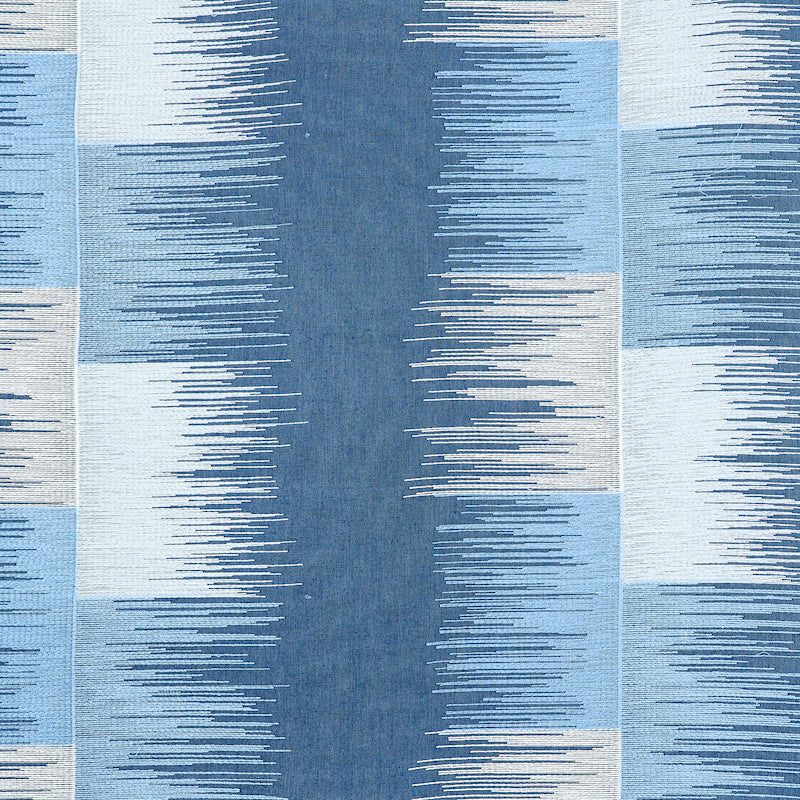 Schumacher | Sunburst Stripe Embroidery fabric - 78402