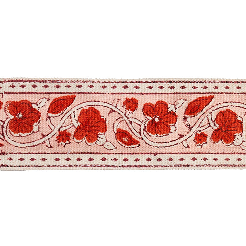 Schumacher | Mila Hand Block Print Tape fabric - 78590