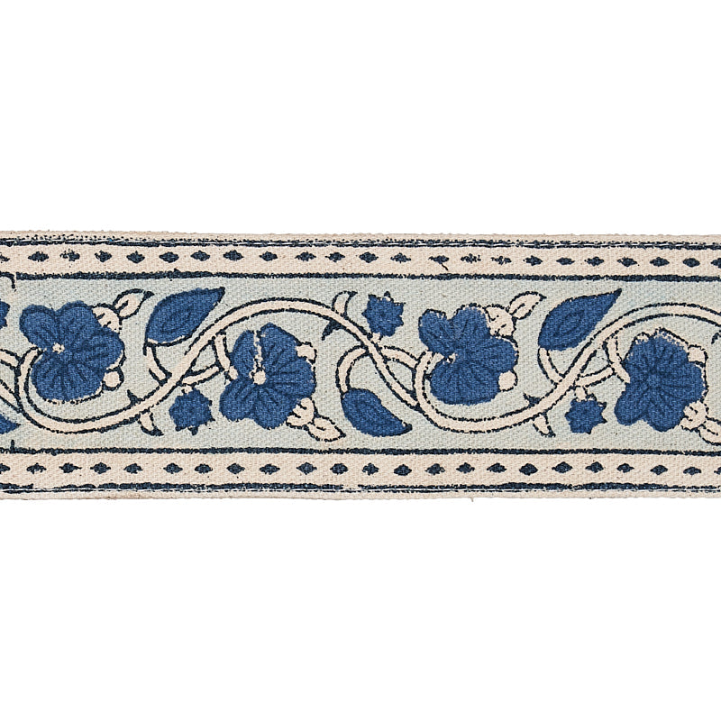 Schumacher | Mila Hand Block Print Tape fabric - 78591