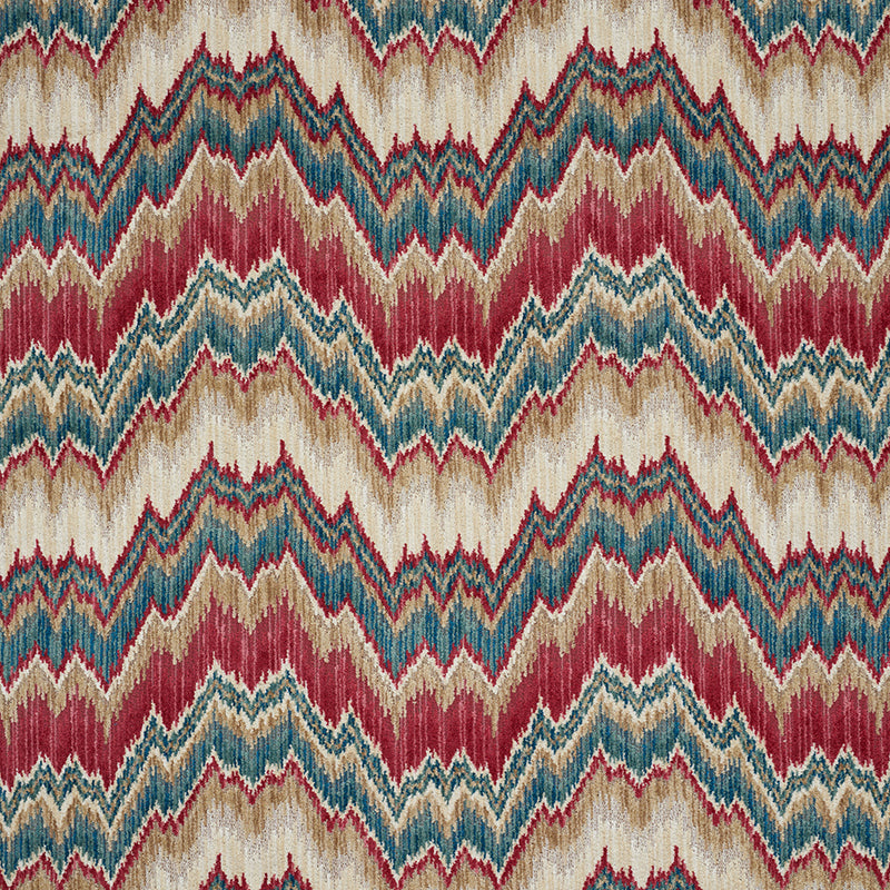 Schumacher | Bezique Flamestitch Velvet fabric - 78790