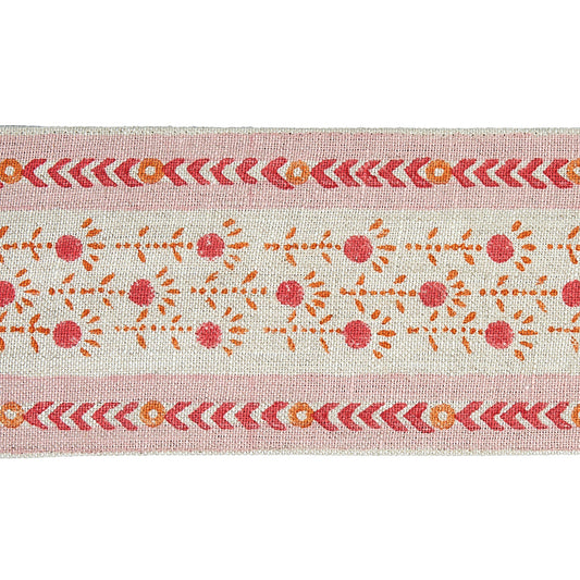 Schumacher | Pica Bella Hand Blocked Tape fabric - 79100
