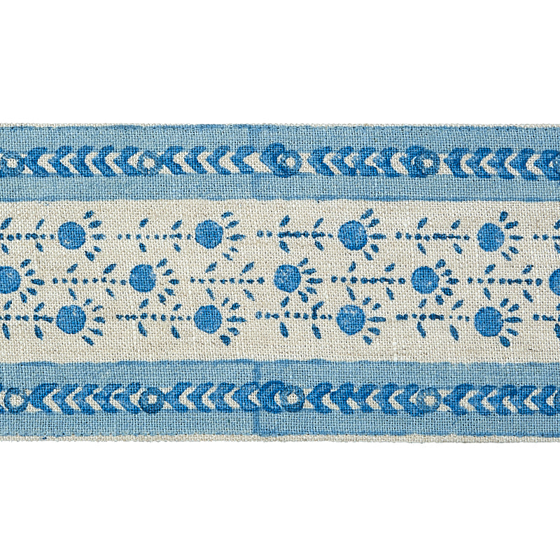 Schumacher | Pica Bella Hand Blocked Tape fabric - 79101