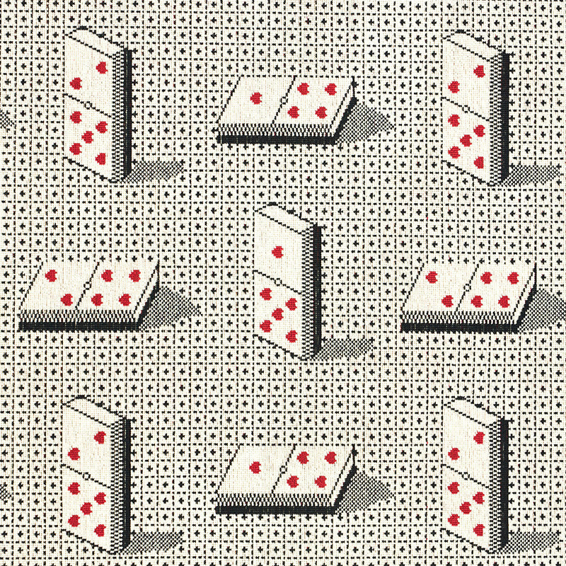 Schumacher | Domino Épinglé fabric - 79320