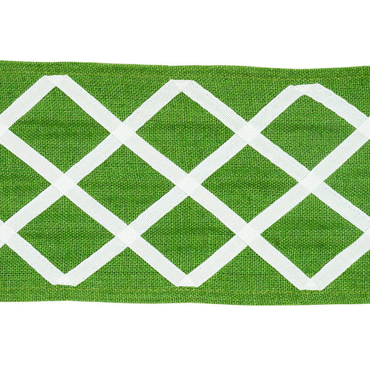Schumacher | Zella Appliquéd Tape fabric - 79440