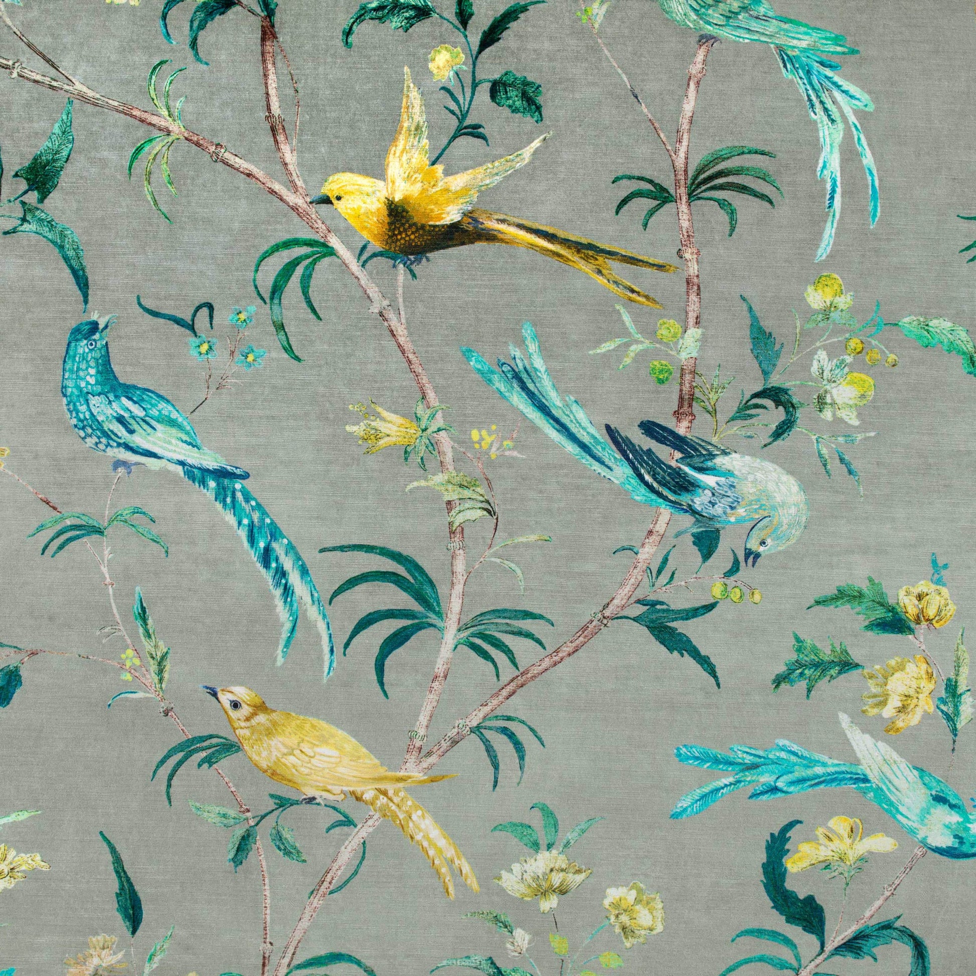 Pierre Frey Romo | Pluma Velvet – Jade — scenography