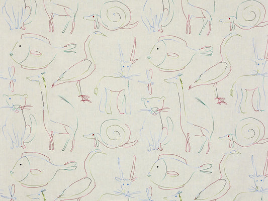Pierre Frey Bestiaire Enchante - Multicolore