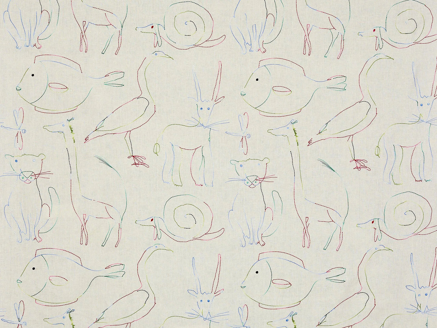 Pierre Frey Bestiaire Enchante - Multicolore