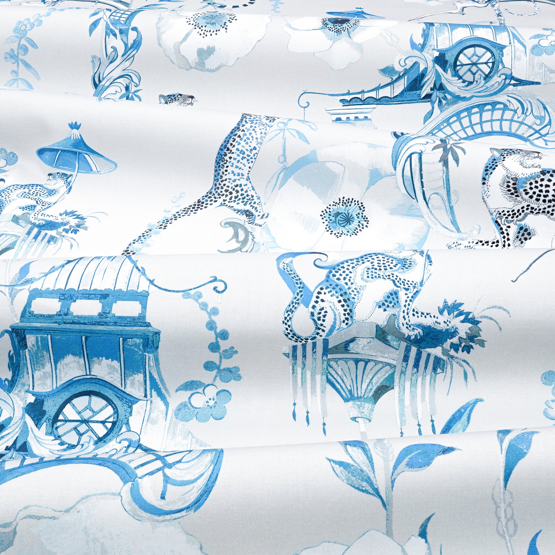 Pierre Frey Romo | Euphoria Print – China Blue — scenography