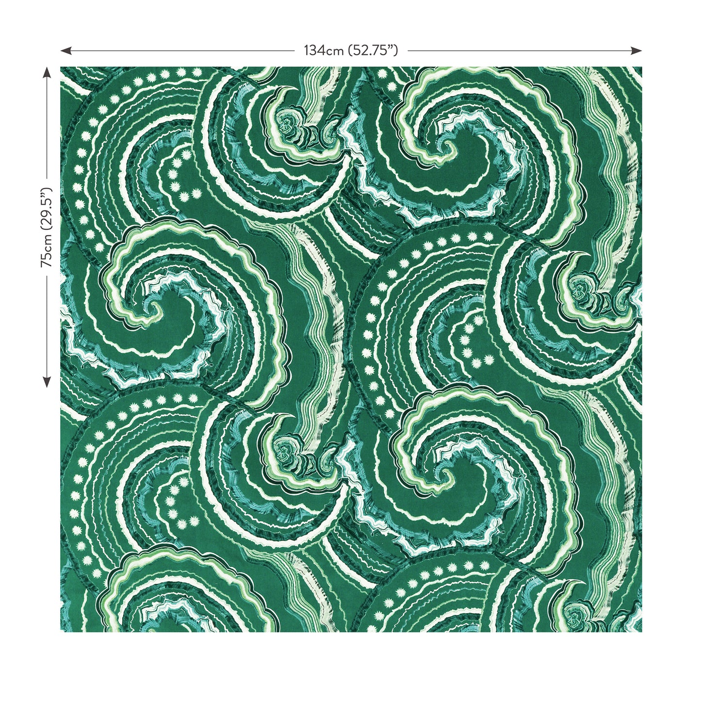 Pierre Frey Romo | Fantasia Velvet – Malachite — scenography