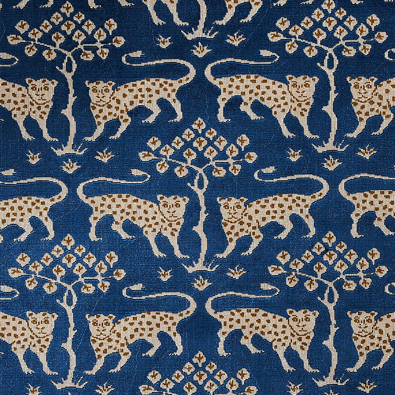 Schumacher | Woodland Leopard Velvet fabric - 80082