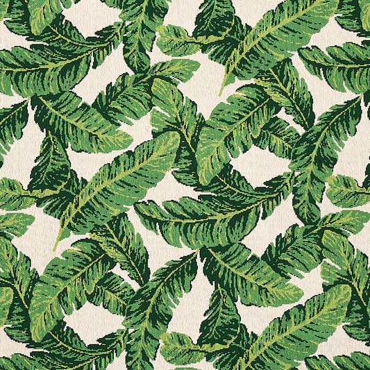 Schumacher | Tropical Leaf Épinglé fabric - 80090
