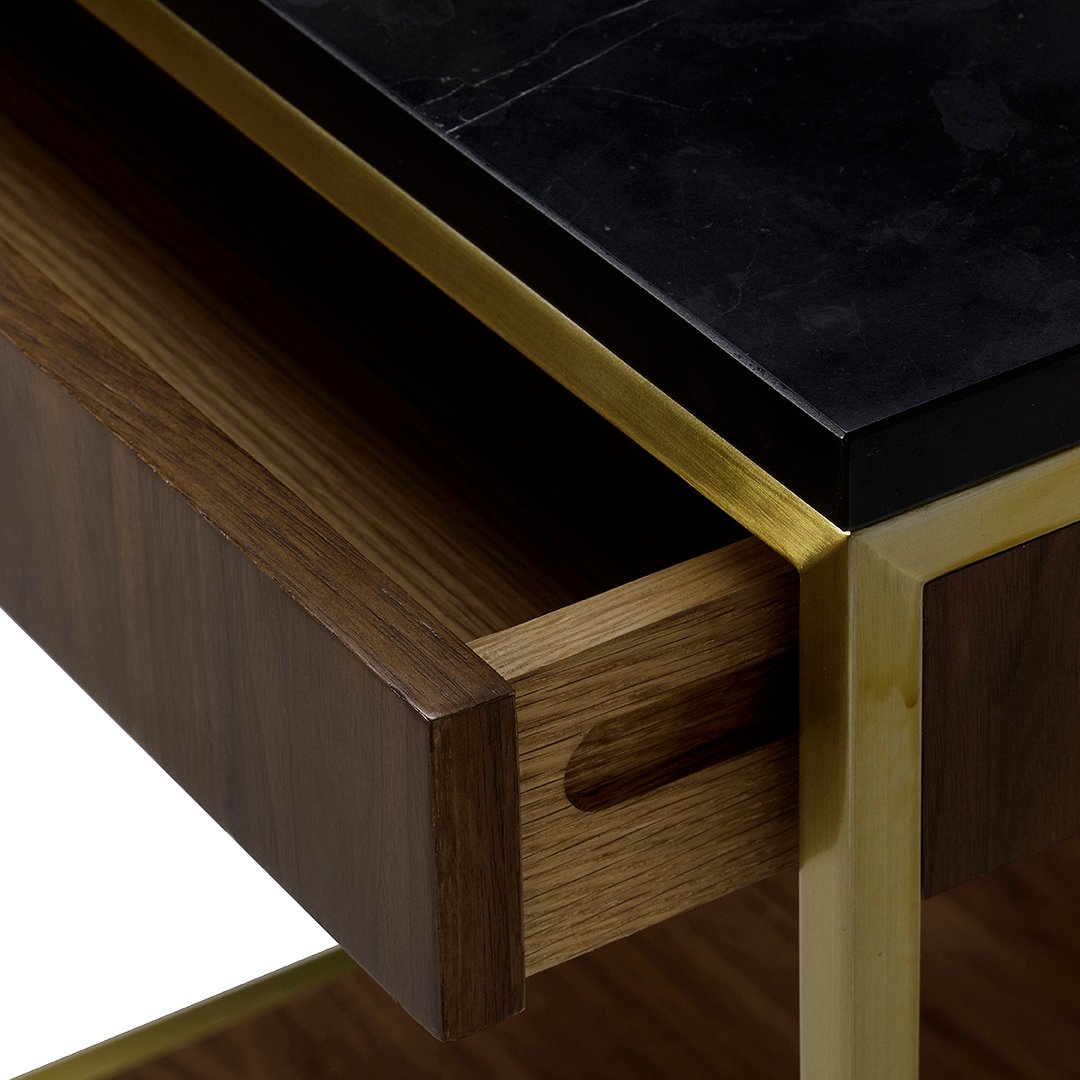 Chester Side Table marble detail
