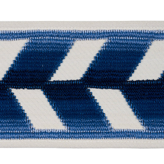 Schumacher | Chevron Strie Velvet Tape fabric - 80180