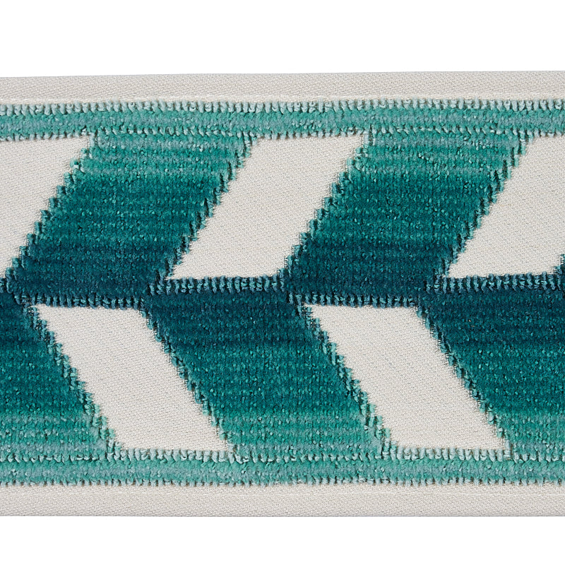 Schumacher | Chevron Strie Velvet Tape fabric - 80181