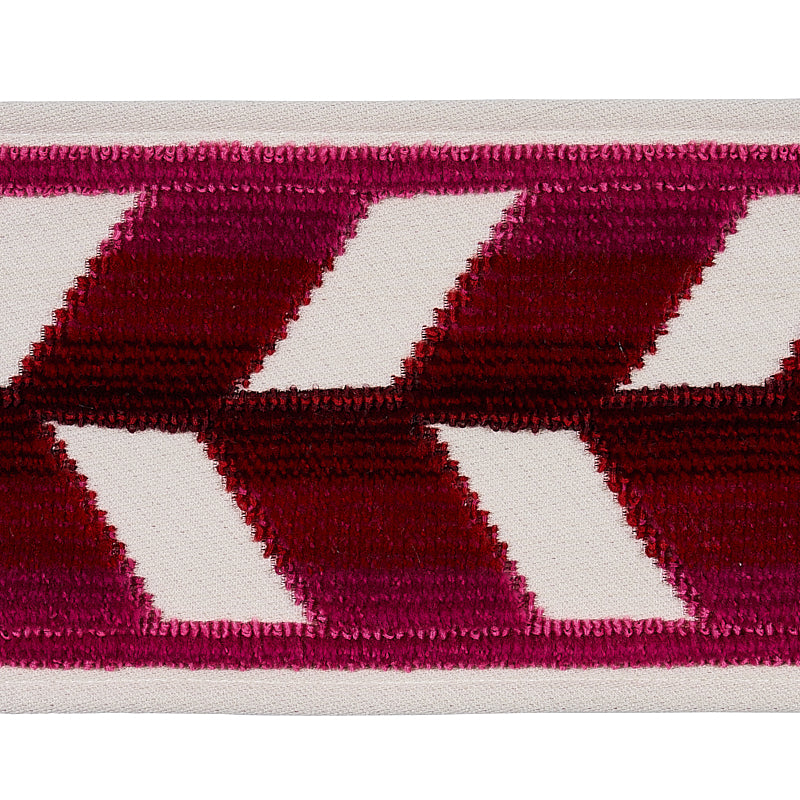 Schumacher | Chevron Strie Velvet Tape fabric - 80183