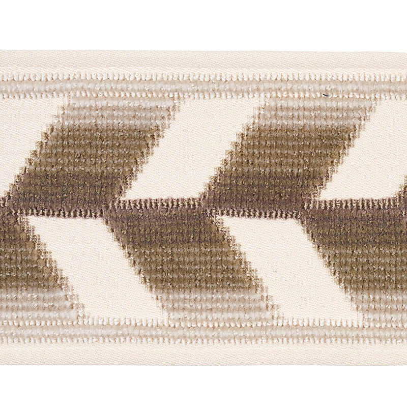 Schumacher | Chevron Strie Velvet Tape fabric - 80184