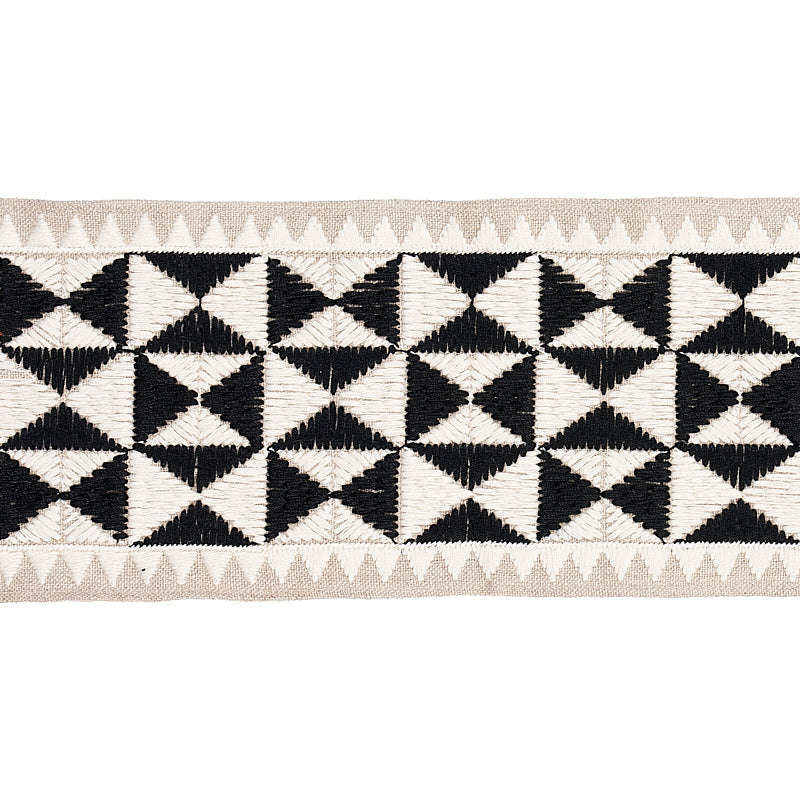 Schumacher | Zulma Embroidered Tape fabric - 80190