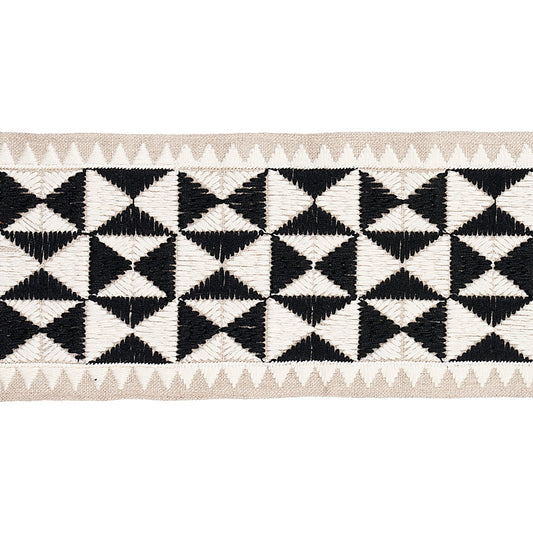 Schumacher | Zulma Embroidered Tape fabric - 80190