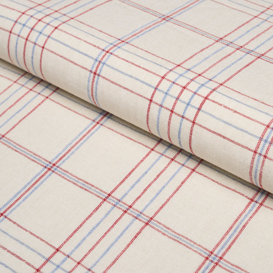 Schumacher | Nils Plaid Linen fabric - 80300