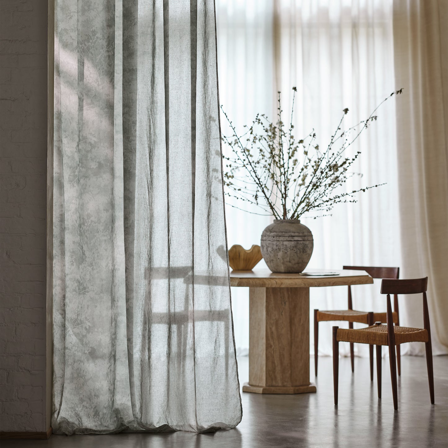 Pierre Frey Romo | Sikora Sheer – Lovat — scenography