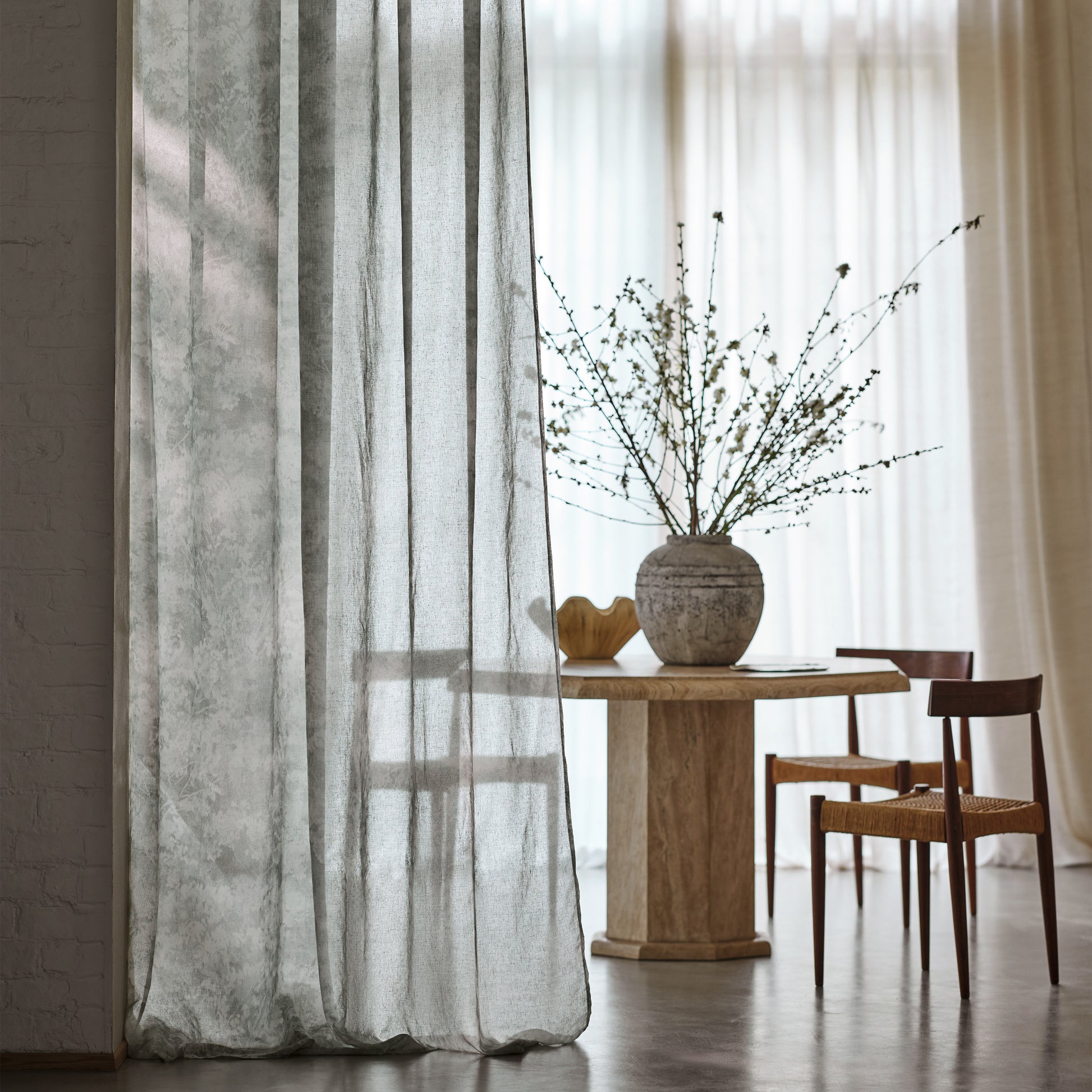 Pierre Frey Romo | Sikora Sheer – Lovat — scenography