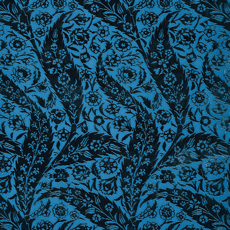Schumacher | Saz Paisley Silk Velvet fabric - 80780