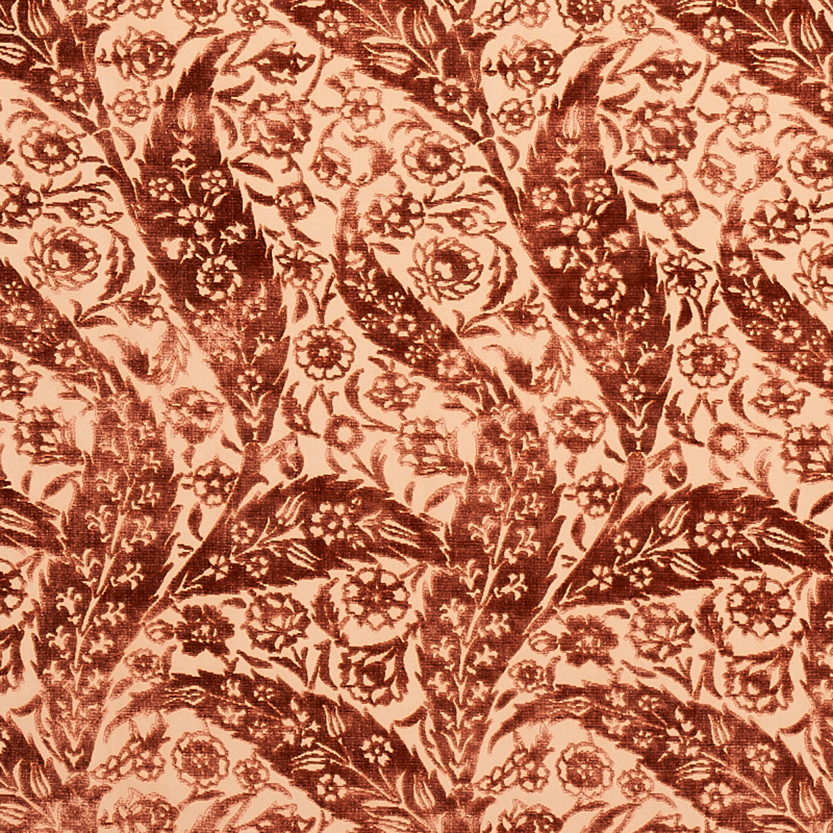 Schumacher | Saz Paisley Silk Velvet fabric - 80781