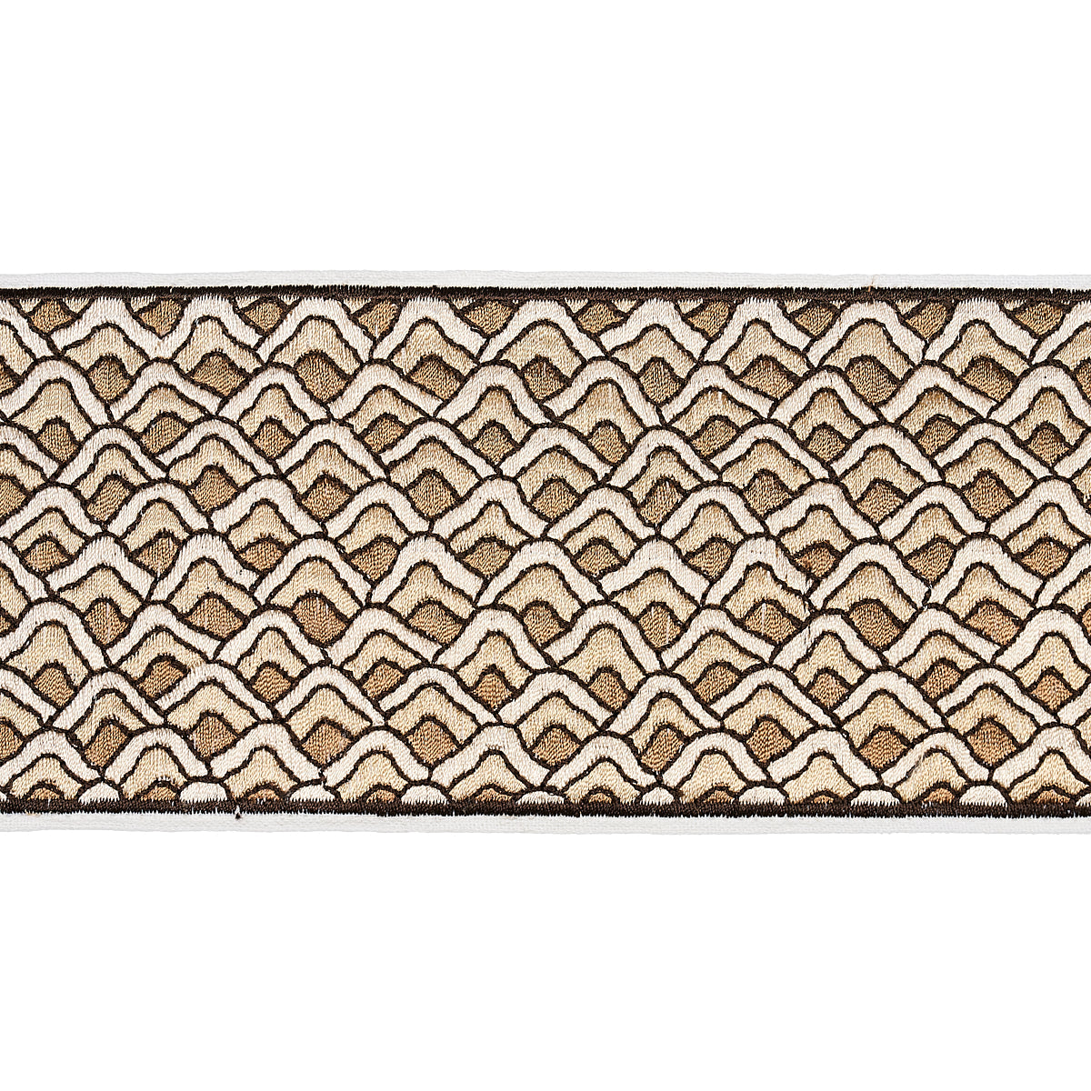 Schumacher | Sunrise Embroidery Tape fabric - 80890
