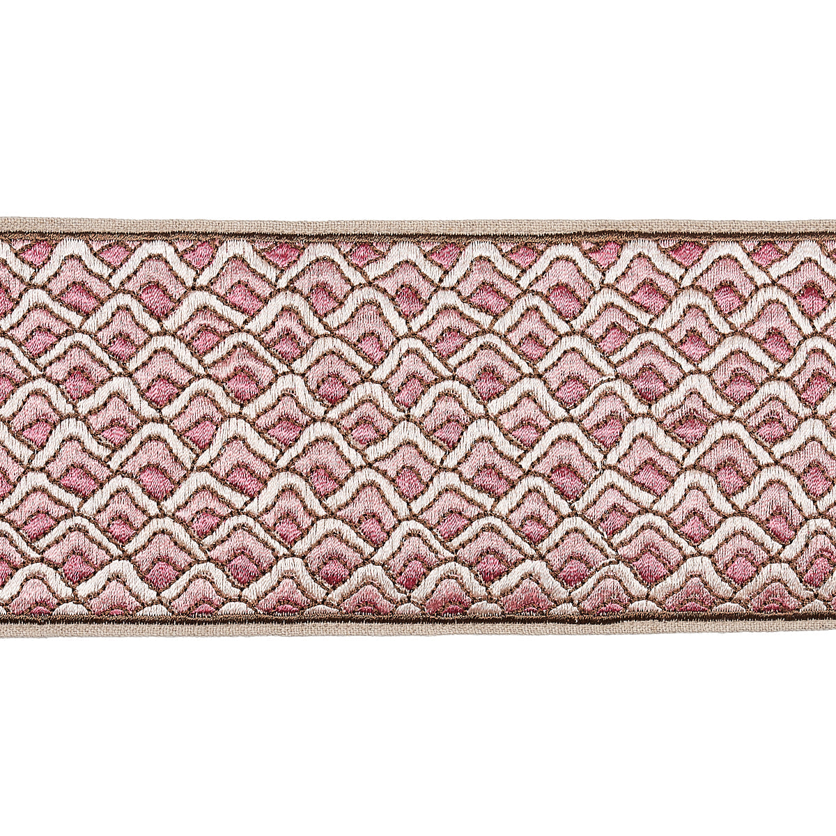 Schumacher | Sunrise Embroidery Tape fabric - 80891