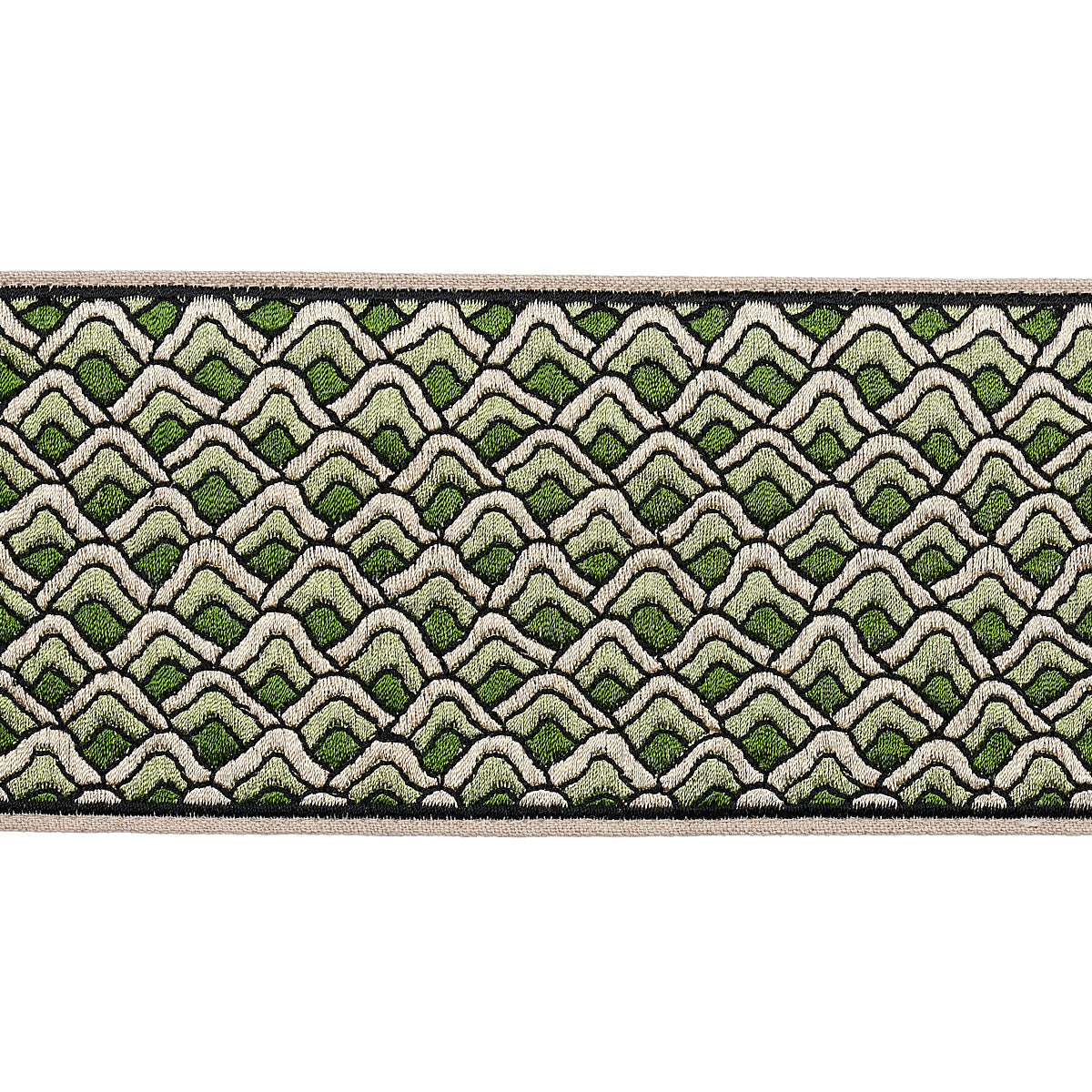 Schumacher | Sunrise Embroidery Tape fabric - 80892