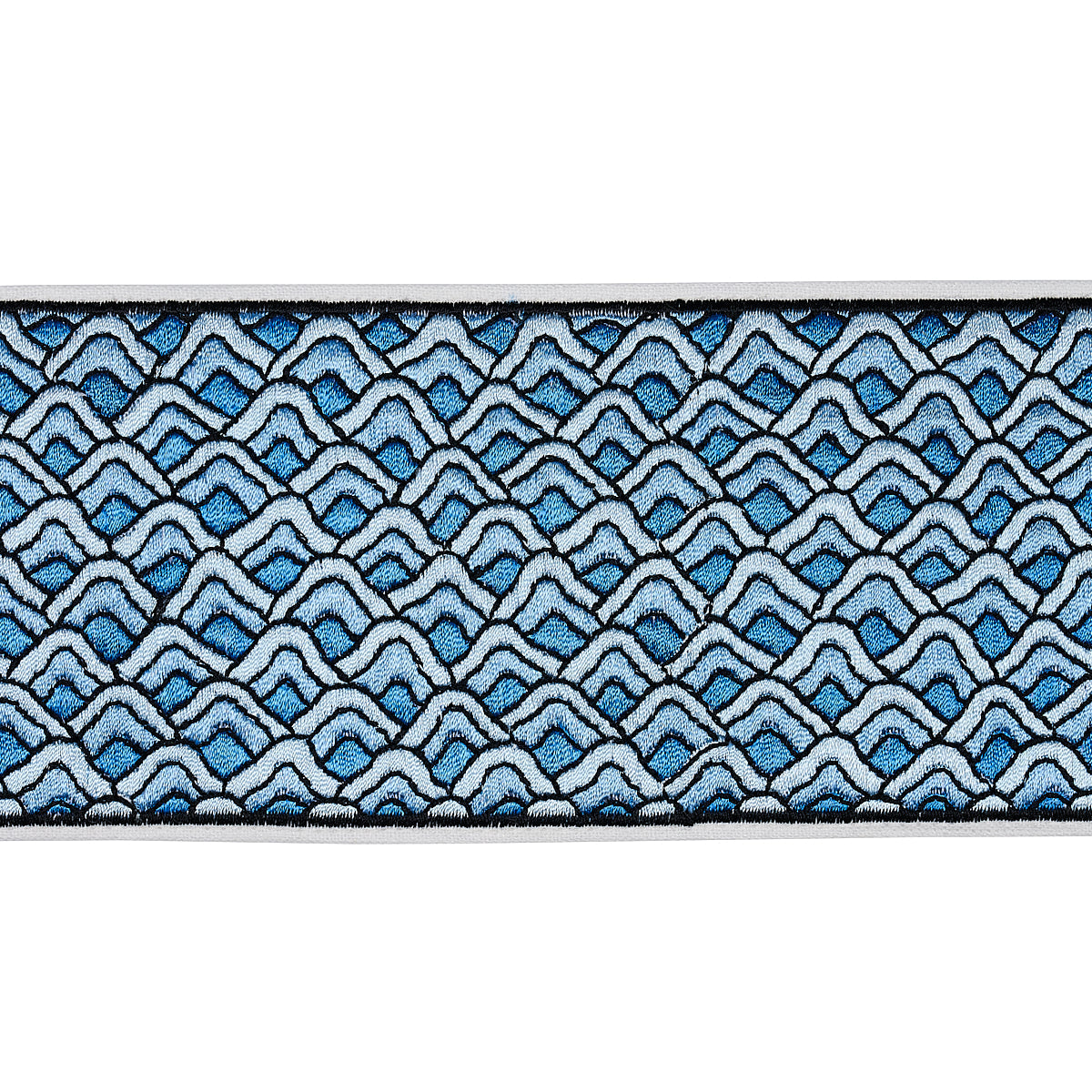 Schumacher | Sunrise Embroidery Tape fabric - 80893