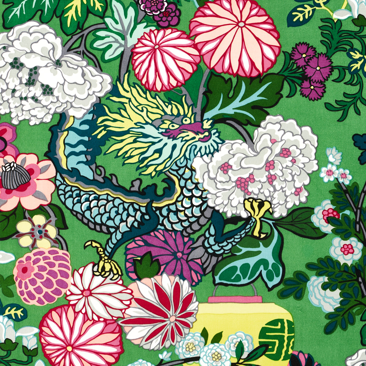 Schumacher | Chiang Mai Dragon Velvet fabric - 81171