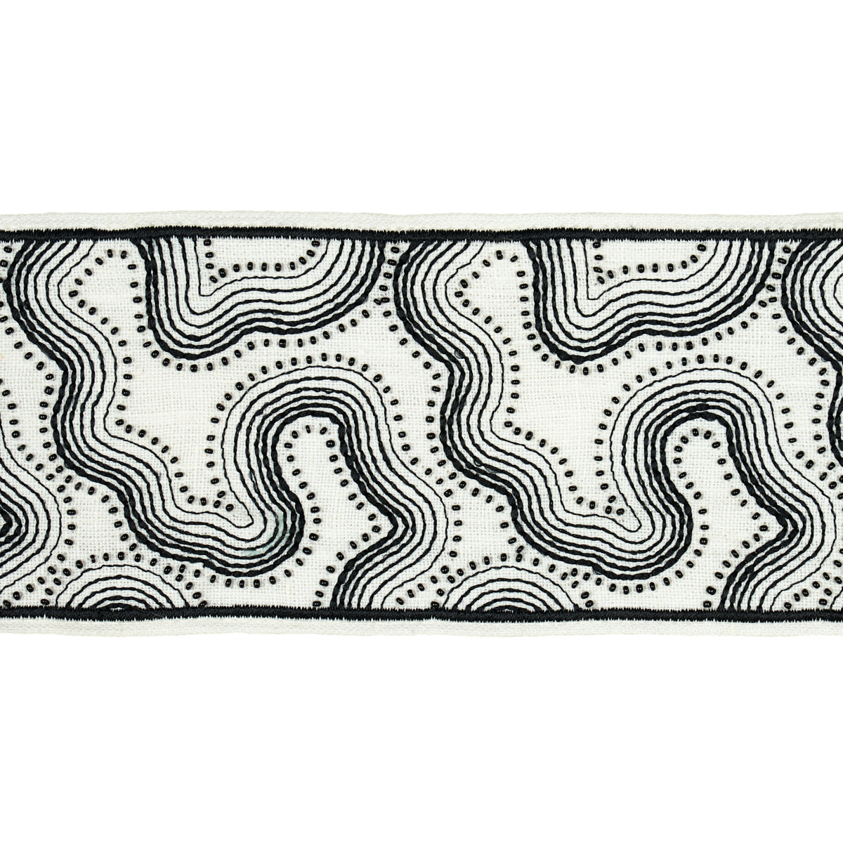 Schumacher | Topo Beaded Tape fabric - 81220