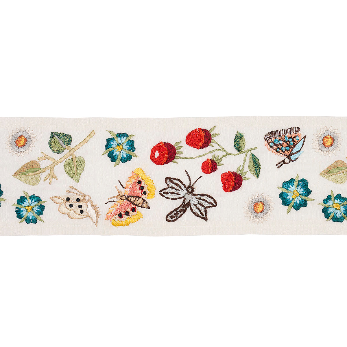 Schumacher | Royal Silk Embroidery Trim fabric - 81240