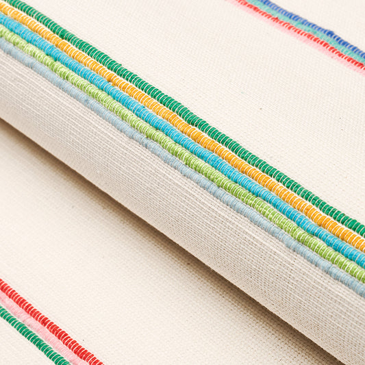 Schumacher | Cambaya Handwoven Stripe fabric - 81390