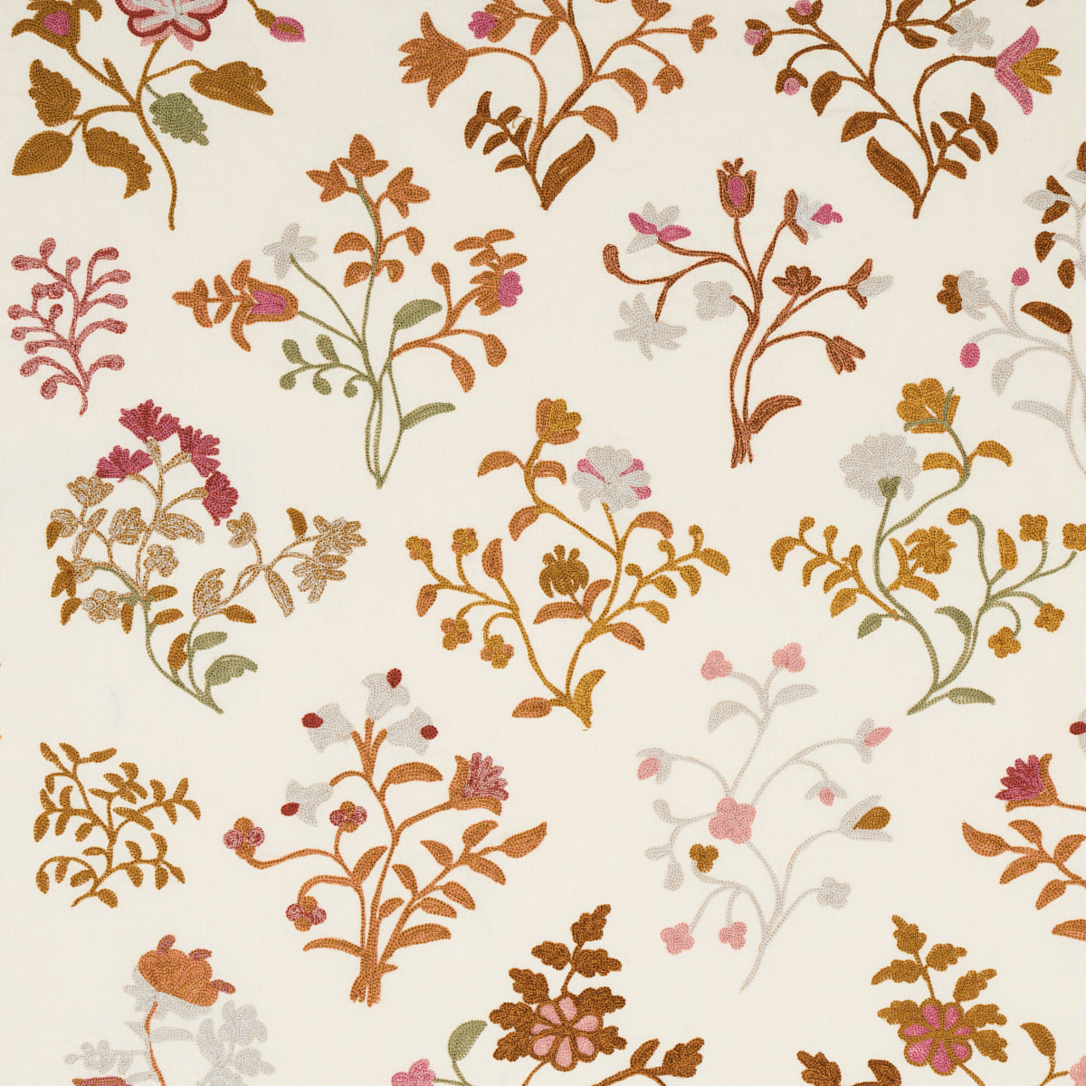 Schumacher | Raleigh Crewel Embroidery fabric - 81430